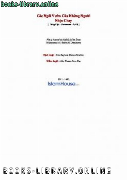 C aacute c Ng ocirc i Vườn Của Những Người Nhịn Chay